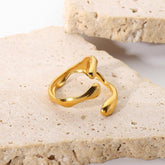IRREGULAR CHIC GEOMETRIC RING