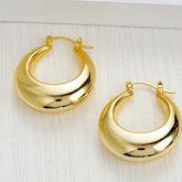 METALLIC CHUNKY HOOP