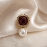 Elegant Geometric Drop Earring
