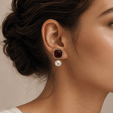 Elegant Geometric Drop Earring
