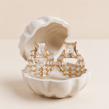 Daily Wear Champagne Earrings