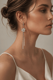 Elegant Geometric Drop Earring