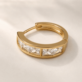 18K Gold Plated Fashion Huggies Earring