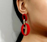 Chic Acrylic Summer Beach Earrings