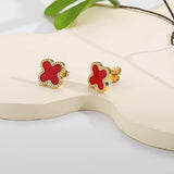 Four Leaf Clover Studs