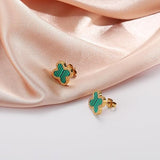 Four Leaf Clover Studs