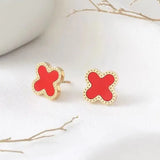 Four Leaf Clover Studs