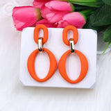 Chic Acrylic Summer Beach Earrings