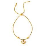 SHELL DROP GOLDEN BRACELET