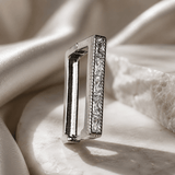 Sterling Silver Rectangle Hoops