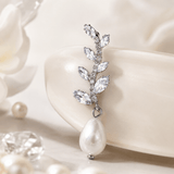 Luxury Imitation Pearl Long Dangle Earrings