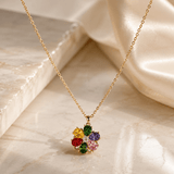 Charming Colorful Flower Neklace