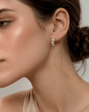 18K Gold Plated Fashion Huggies Earring