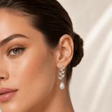 Luxury Imitation Pearl Long Dangle Earrings